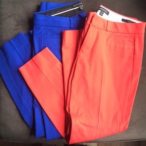 Banana Republic Sloan Pants Bundle - Red and Blue